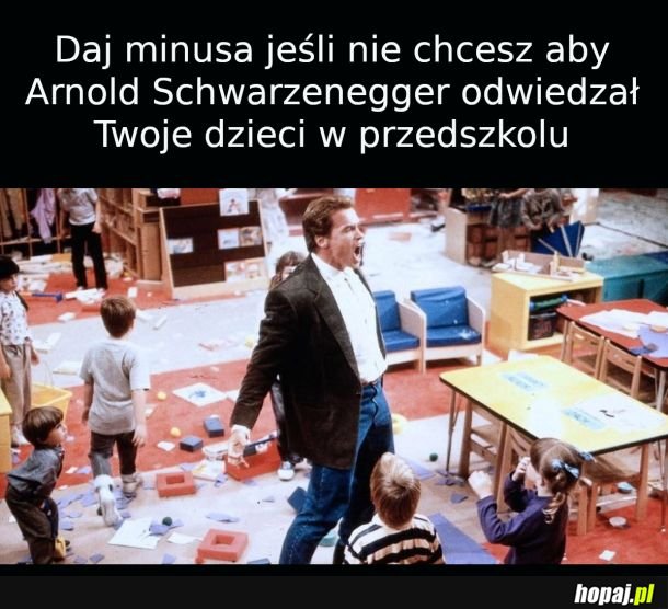 Nie dla Arnolda w przedszkolu