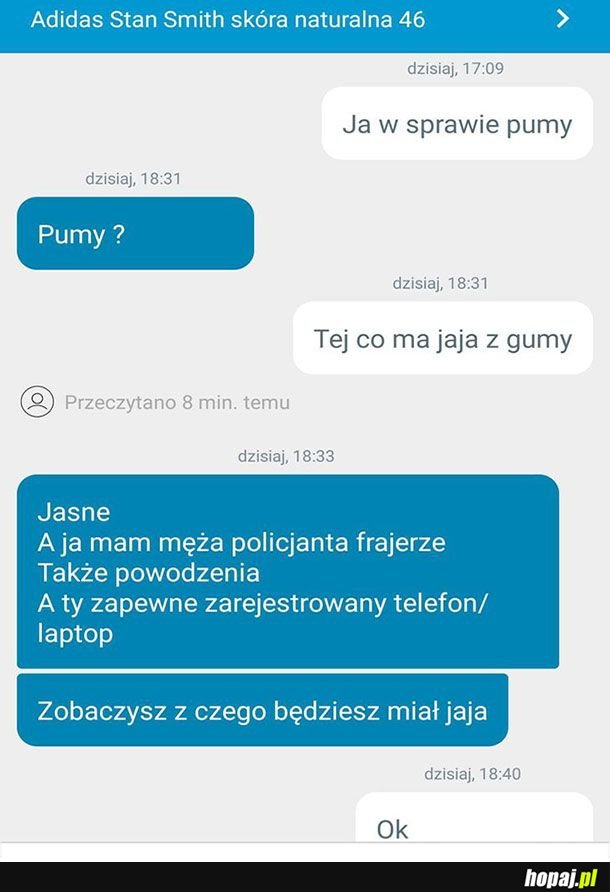 Rozmowa na OLX 