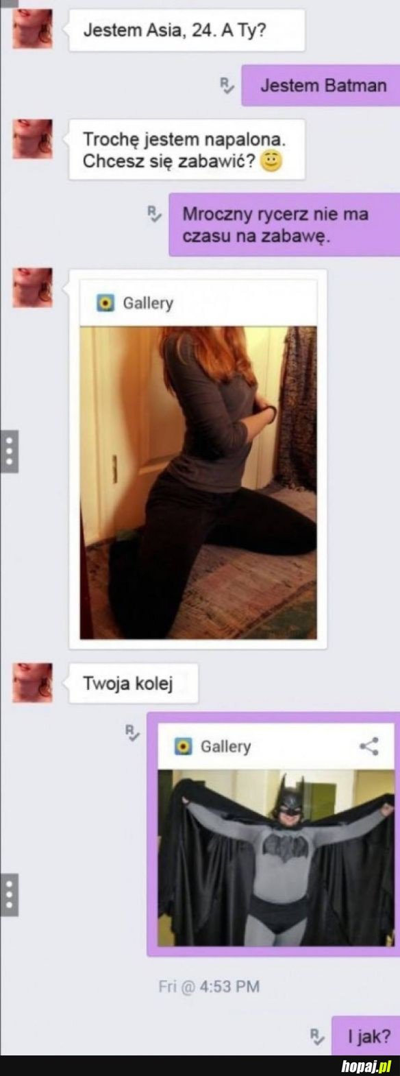 JESTEM BATMAN