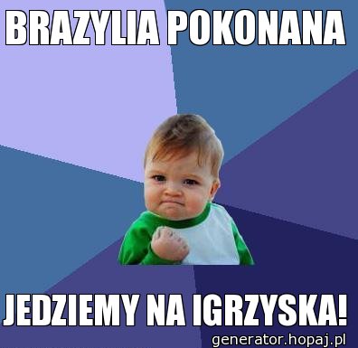 BRAZYLIA POKONANA