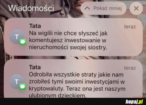 Sms od taty
