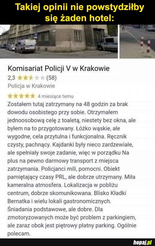 Zachęcająca opinia