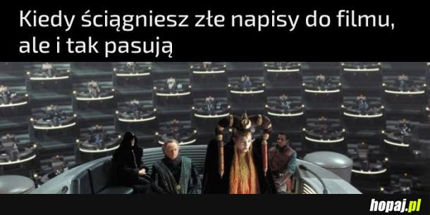 Złe napisy