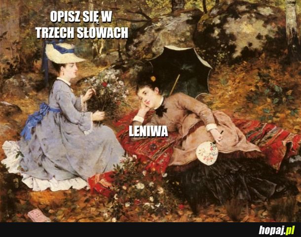 Lenistwo mocno 
