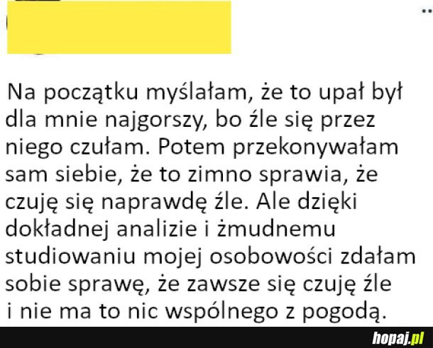 Złe samopoczucie