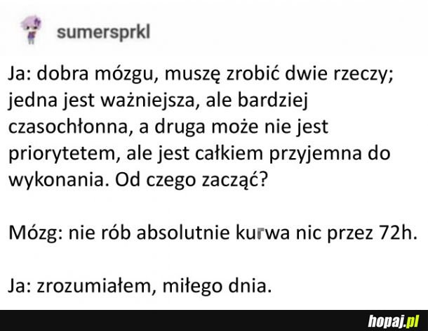 Zawsze tak robię