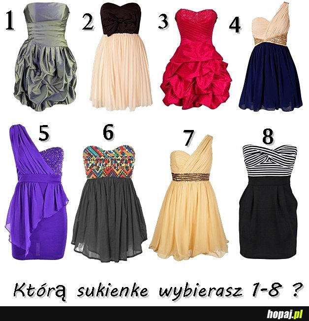 Wybierz sukienkę dla siebie