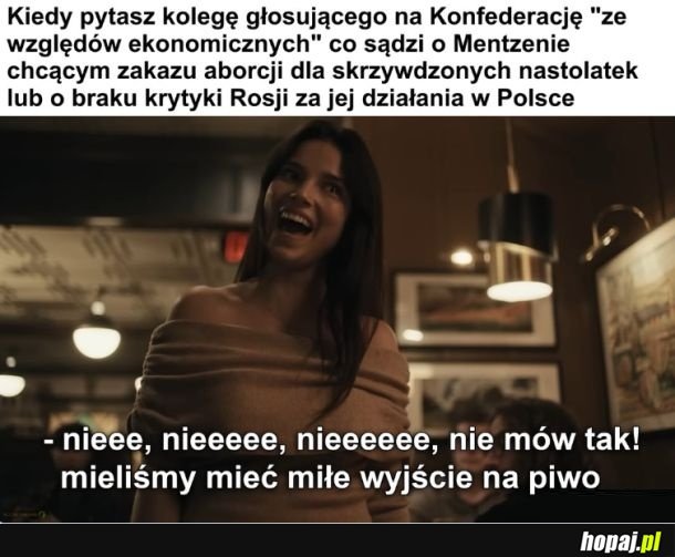 No i nie podobasz mi sie