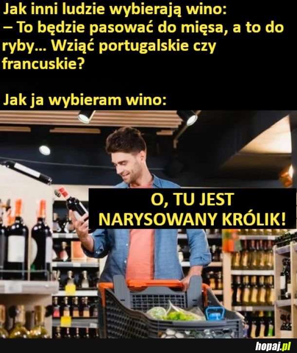 Tak wybieram wino