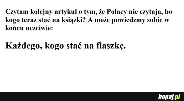 Warto być szczerym, chociaż z samym sobą 