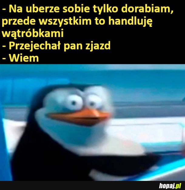 Dorabianie na uberze