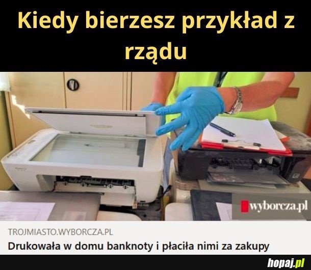 Drukowanie pieniędzy