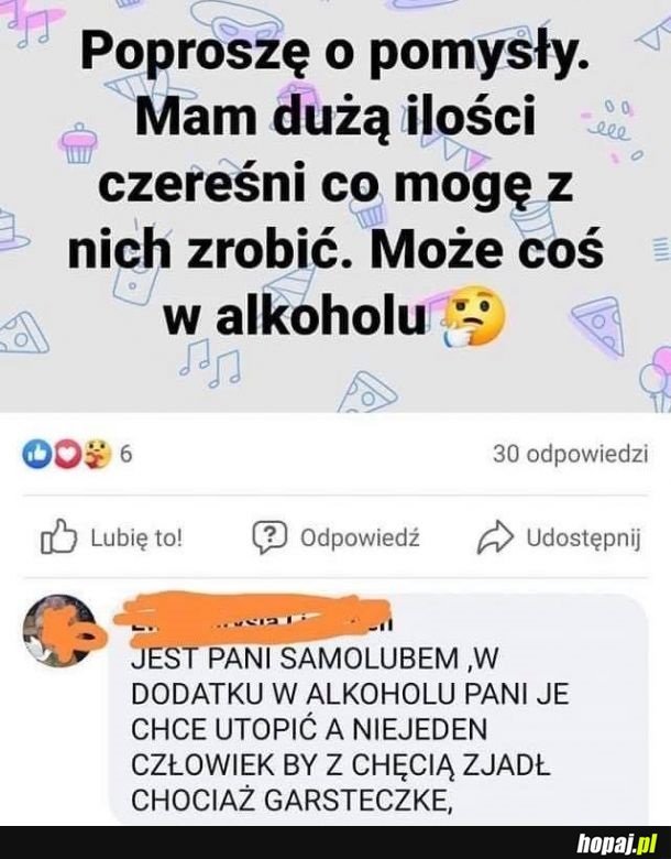 Dużo czereśni