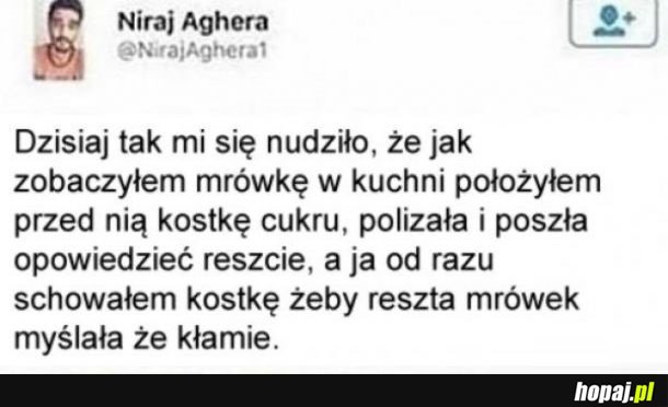 Kiedy ci sie nudzi