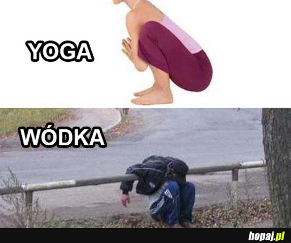 Yoga vs Wódka