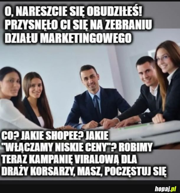 Zebranie działu marketingowego