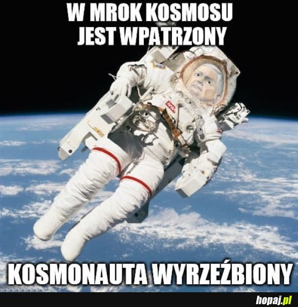 Kosmonauta wyrzeźbiony