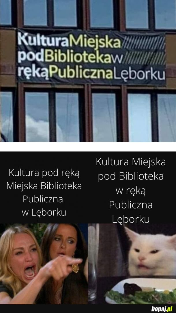 Miejska ręką pod kulturą. Grafik płakał jak kleił