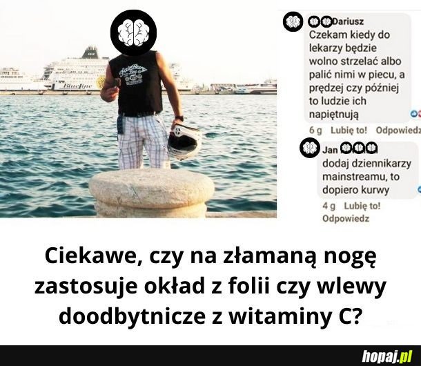 Panie Dariuszu, a kiedy będzie można strzelać do przygłupów