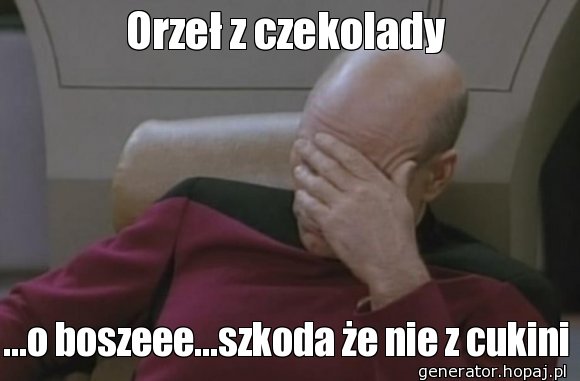 Orzeł z czekolady