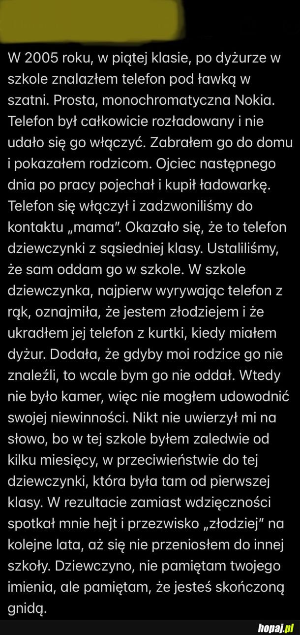 Trauma na całe  życie