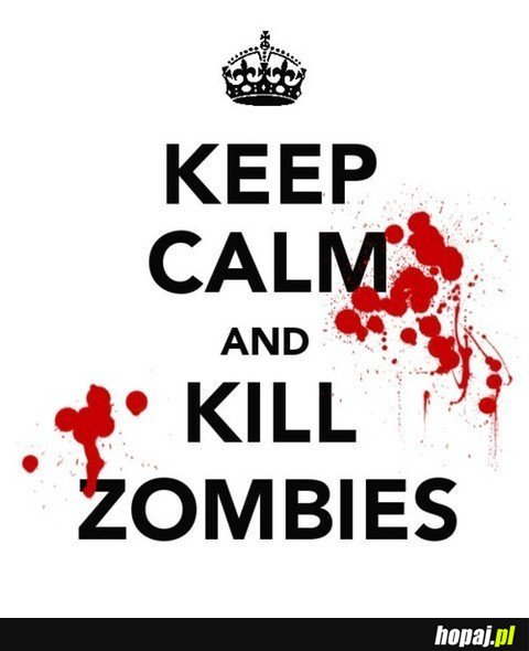 Keep calm and kill zombies