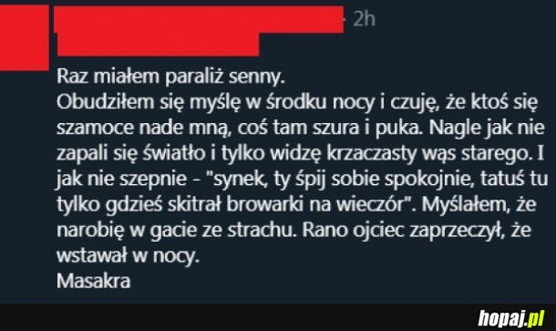 Paraliż senny