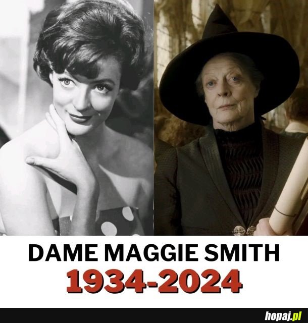 RIP Profesor McGonagall