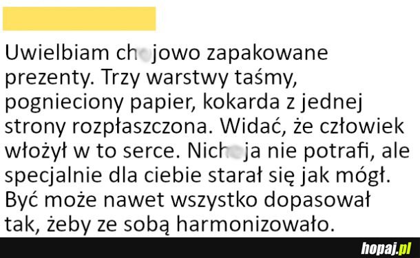 Okropnie zapakowane prezenty