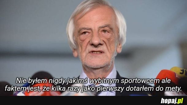 Zameldował się przy linii.