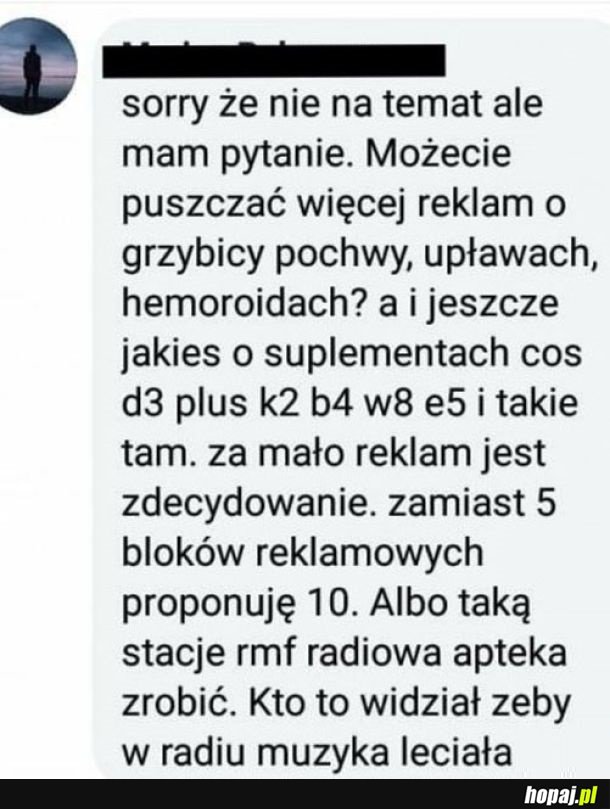 Więcej reklam!