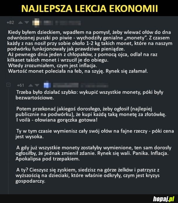 Lekcja ekonomii