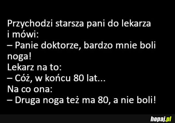 Starsza pani u lekarza
