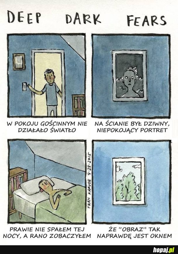GŁĘBOKIE, MROCZNE LĘKI