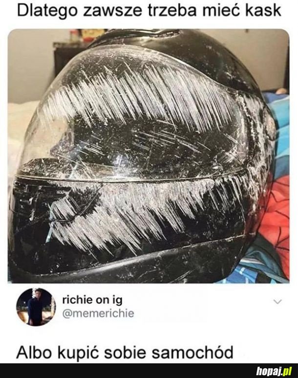 Dobry kask to podstawa