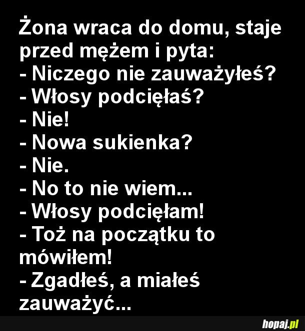 Z żoną nie wygrasz