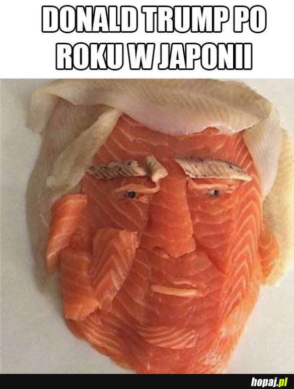 TRUMP PO WIZYCIE W JAPONII