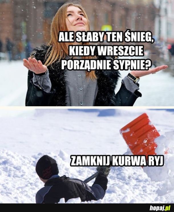 Słaby śnieg