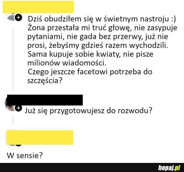 No to teraz czas na rozwód