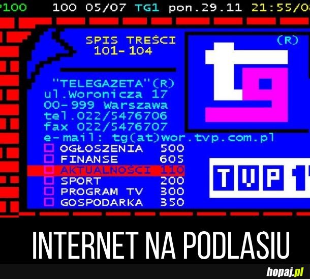 Internet na Podlasiu