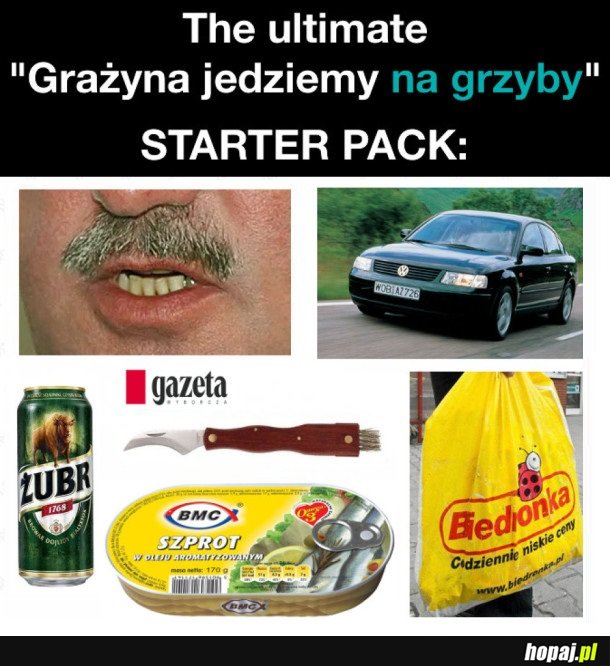 GRAŻYNA JEDZIEMY NA GRZYBY