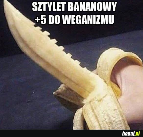 Wegański sztylet