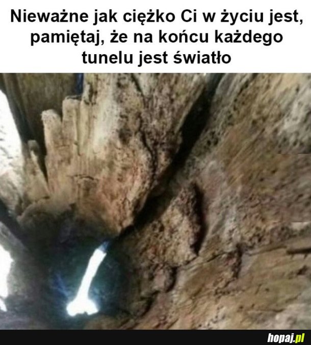 ŚWIATEŁKO NA KOŃCU TUNELU
