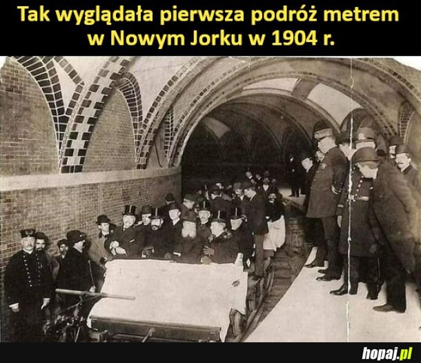 Pierwsza podróż metrem