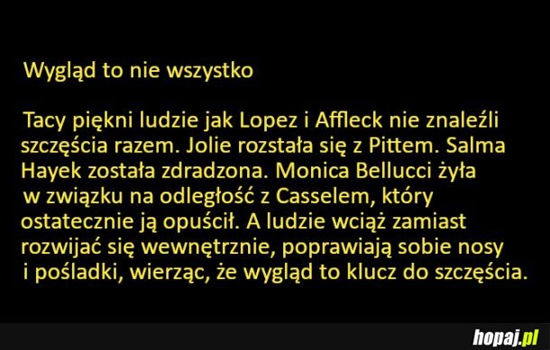 Wygląd to nie wszystko