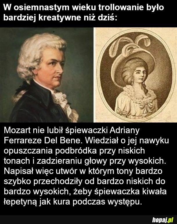 Pan Mozart śmieszek