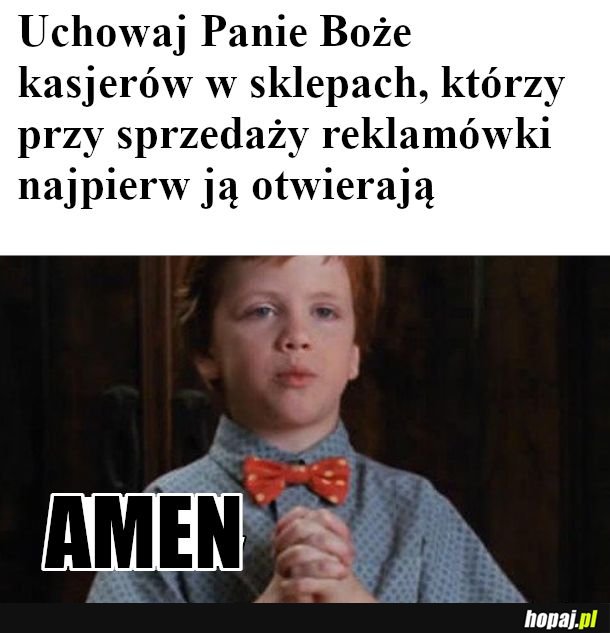 Miło z pana strony panie sklepowy