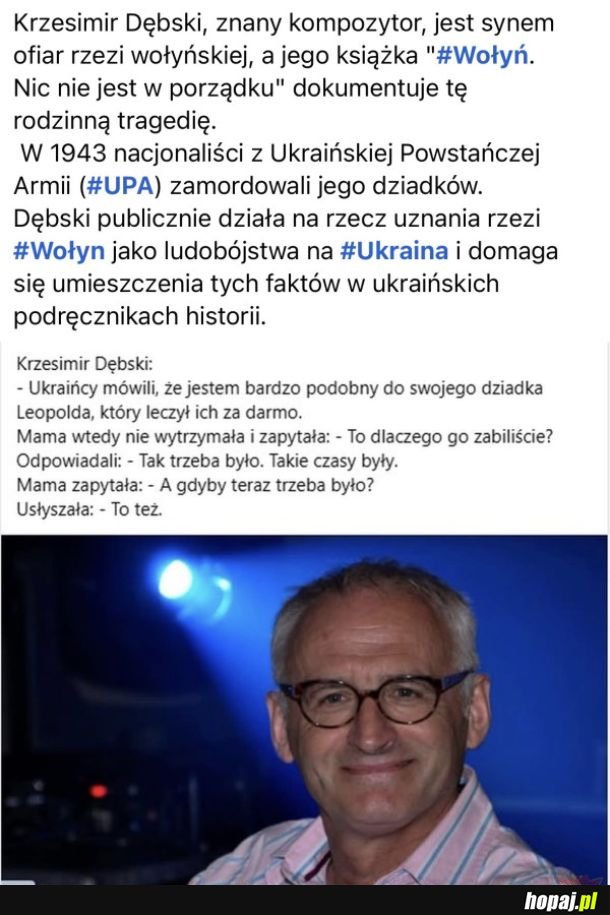 Teraz poczekajmy na komentarze wynarodowionych ku...