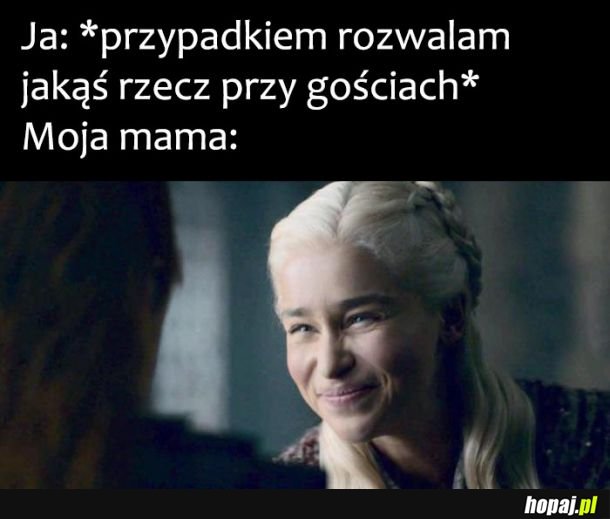 Mama przy gościach