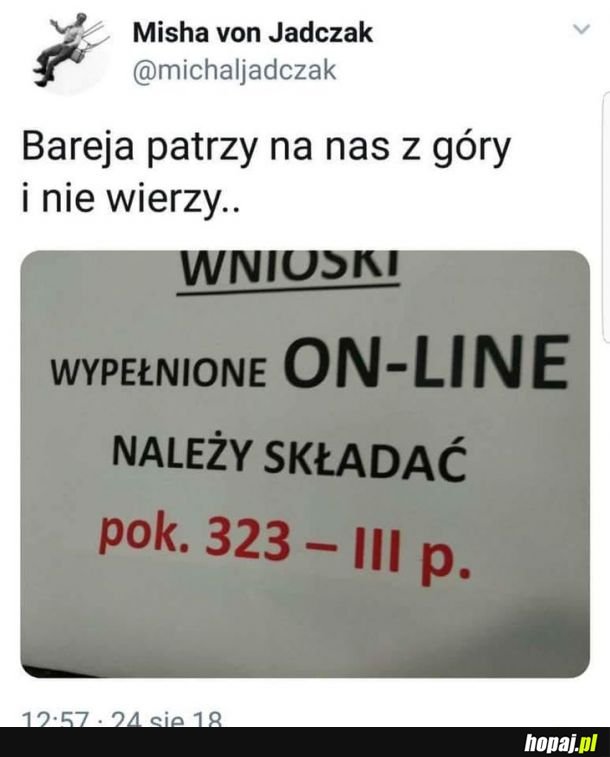 Wypełnione on-line należy składać